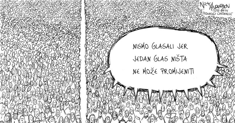 Nismo glasali